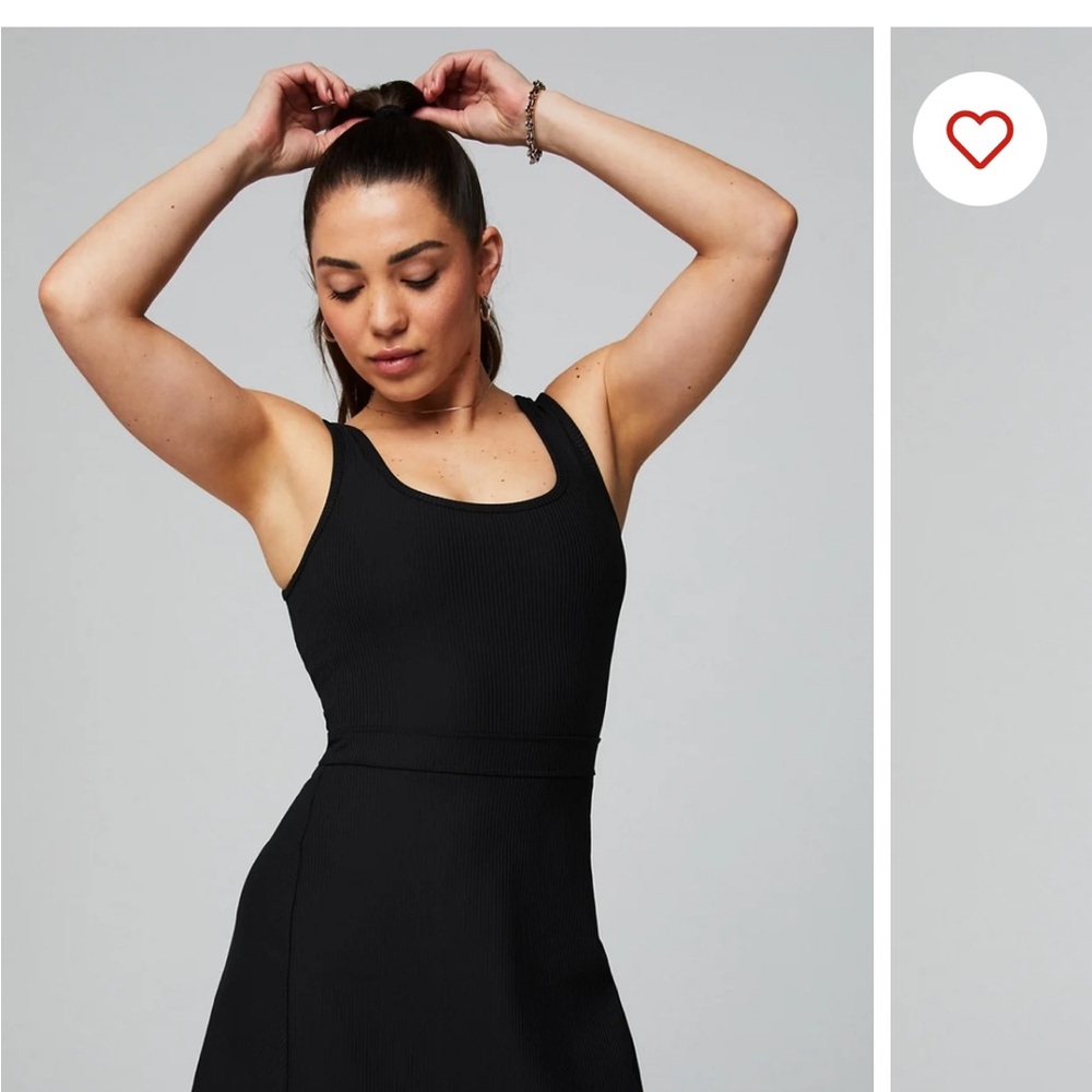 Fabletics Black Fit and Flare Mini Dress